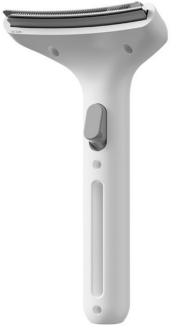 비테모 강아지 고양이 빗 엉킨털 죽은털 눈꼽 제거 원터치 빗, 1개, 흰색