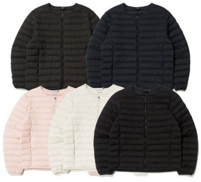 백화점정품 아이더 남여 라운드 슬림 경량 다운 자켓 아웃도어 데일리 패딩 겨울 매장