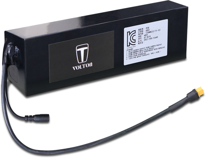 48V(10~60Ah 용량선택가능)_전동킥보드 전기자전거 배터리_KC인증 국산 리튬이온배터리_볼턴배터리, 1개