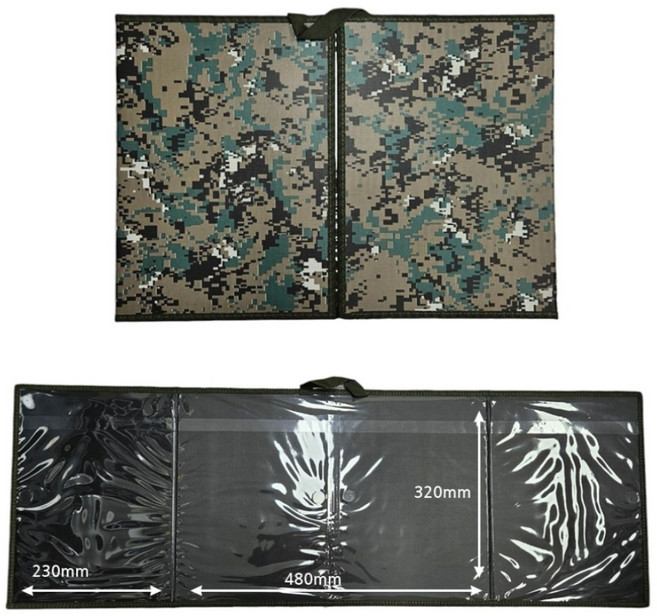 군용 A3 작전 상황판 접이식 지도보관 자석형 밀리터리 훈련 장비 훈련상황판