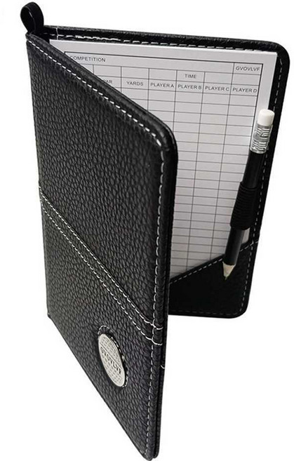 골프스코어카드 용품 가죽 수첩 필드 선물 점수기록 노트 1. 스코어북, 12. 스코어링 펜(12개)
