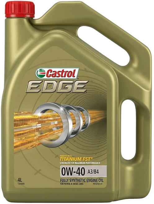 Castrol EDGE 全合成機油 0W-40 A3/B4, 1個, 4L