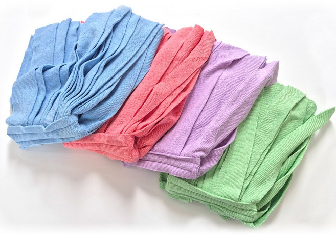 극세사 경편마포걸레 마대 걸레 고중량 물걸레, 혼합, 4개