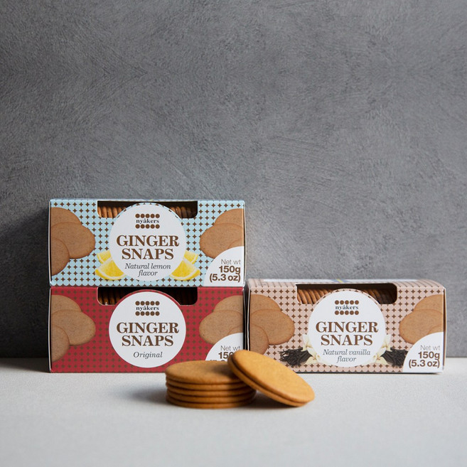 니오커스 진저스냅스 쿠키 레몬 150g 3개