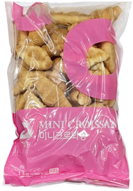 청정원 미니크로와상 1kg(20g x 50개) 1봉, 1kg, 1개