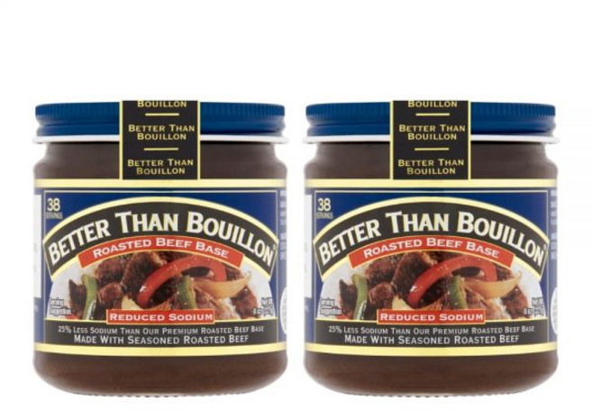 베터 뎀 부용 올 내추럴 리덕스드 소디움 비프 베이스 95 쿼트의 육수 제조 38인분 저염 인공 성분 8온스 2팩