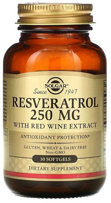 솔가 레스베라트롤 250mg 30정, 30개, 1개 - 쿠팡
