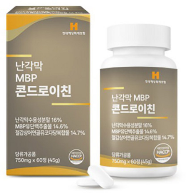 난각막MBP콘드로이친, 1개, 60정