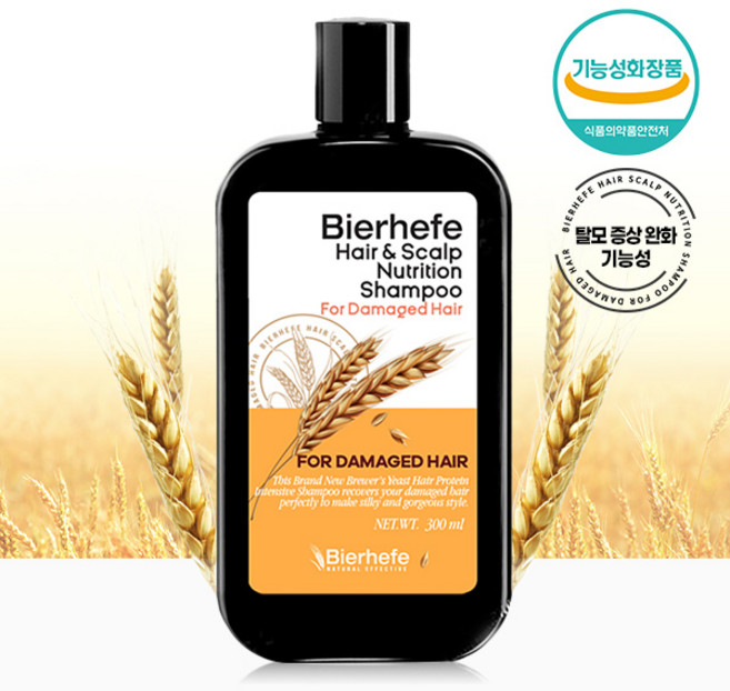 비어헤페 헤어&스칼프 뉴트리션 샴푸 포 데미지드 헤어, 1개, 300ml
