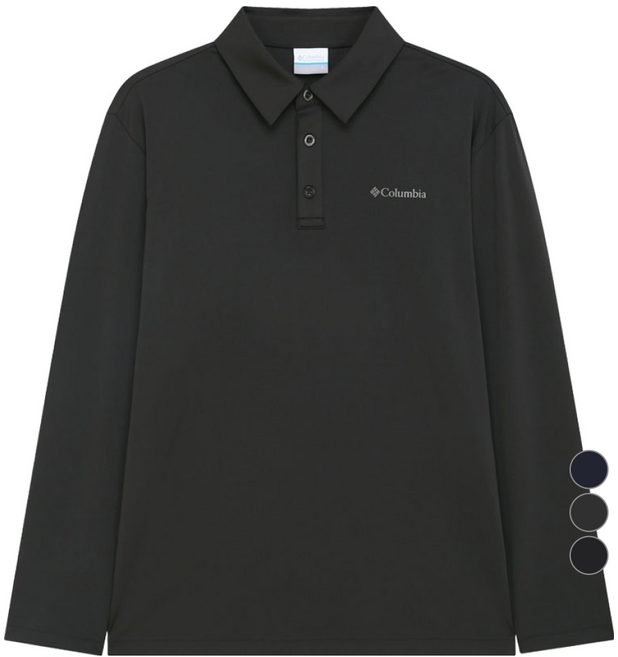 컬럼비아 남녀공용 폴로 긴팔 티셔츠 C64-YMD622