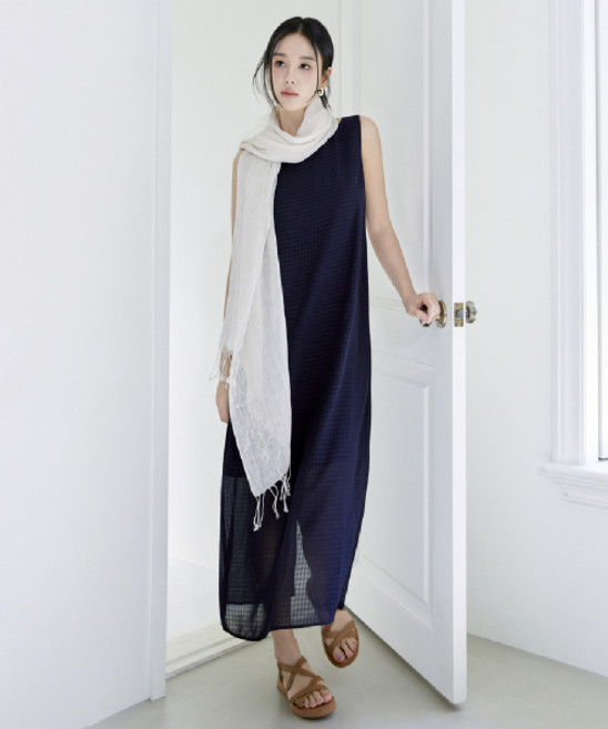 셉렙샵 에디션 CELEBSHOP EDITION SS 깅엄체크 슬리브리스 피스 2049243522 384718