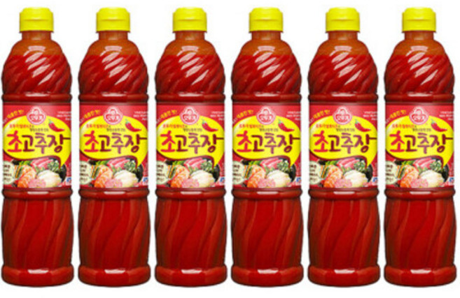 오뚜기 새콤한맛 초고추장 1080g x 6개, 1.08kg
