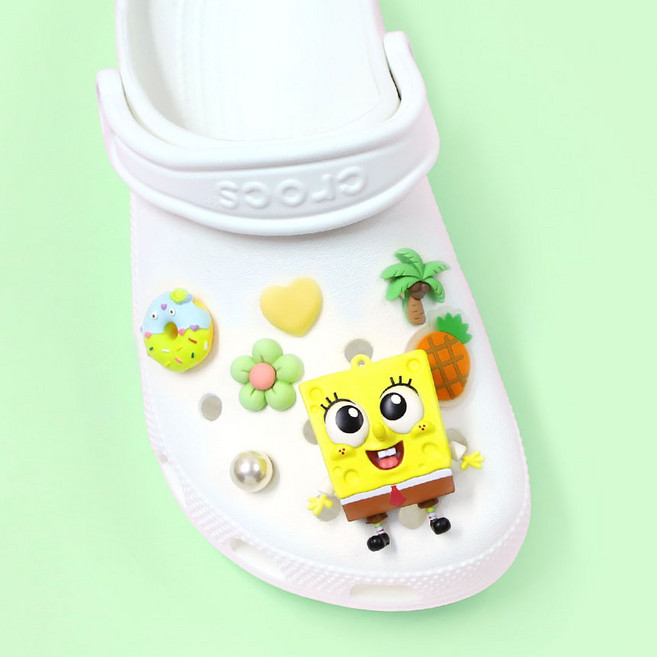 [애니팝몰] 스펀지밥 뚱이 핑핑이 다람이 애니비츠 세트 신발 파츠 참 NEW스폰지밥 + 보글보글 비키니시티SET