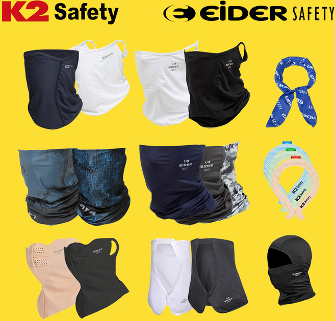 K2 귀걸이형 넥스카프 여름 넥워머 자외선차단 쿨워머 목토시 두건 자전거 골프, 1개