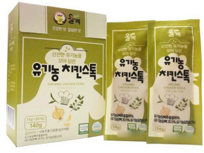 올계 유기농 치킨스톡, 14g, 10개