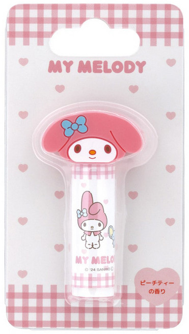 일본 정품 산리오 립밤 피규어 마스코트 립케어, 1개, 4g, 마이멜로디