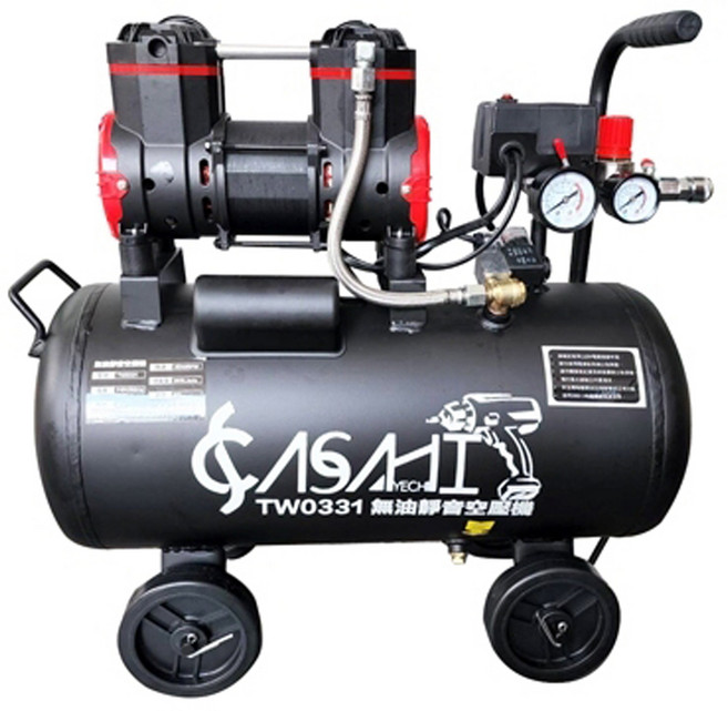 ASAHI TW0331 30L 快速型無油式空壓機, 1套