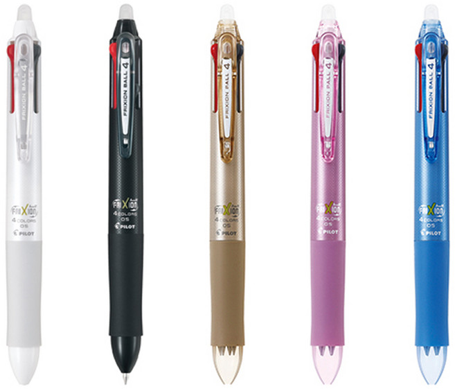 파이롯트 프릭션볼 0.5mm 4색 볼펜 (낱개), 1개