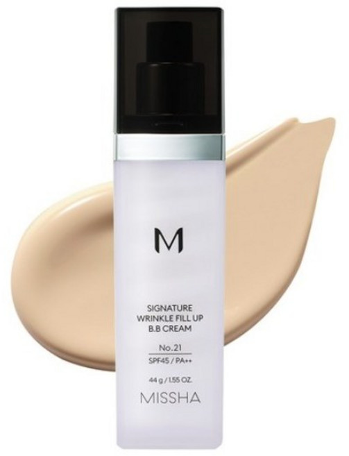 미샤 M 시그너처 링클 필업 비비크림 SPF45 PA++, 21호 화사한 베이지 (BRIGHT BEIGE), 44g, 2개
