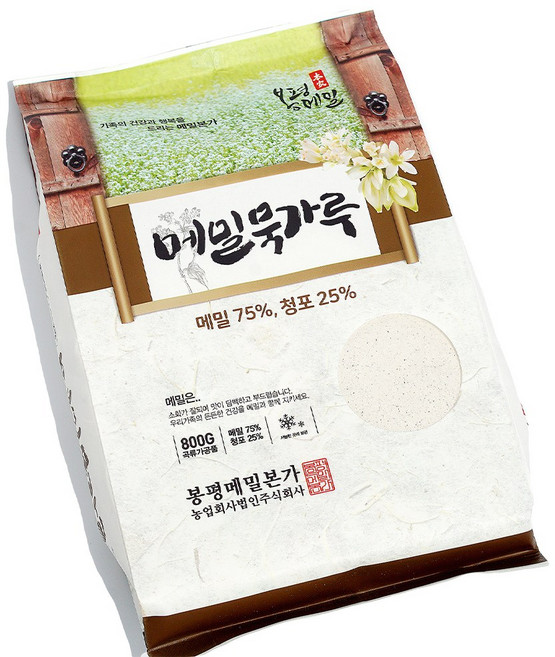 국산 메밀로 만든 봉평 메밀 묵가루 800g, 1개