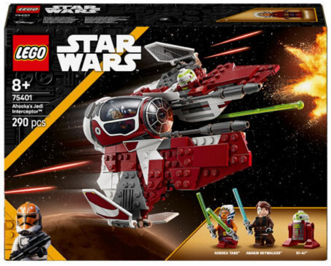 레고 75401 스타워즈 아소카의 제다이 인터셉터, 혼합색상, 1개