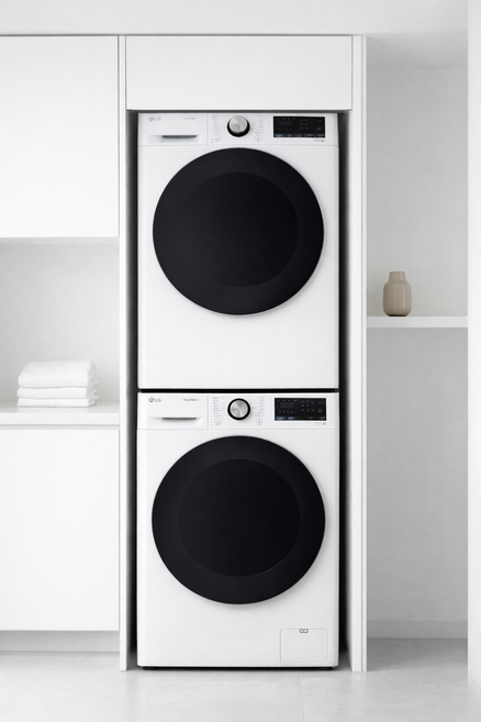 LG전자 트롬 오브제컬렉션 세탁기 + 건조기 세트 12kg + 10kg 방문설치, F12WVAR-RH10WTA(1등급), 릴리 화이트