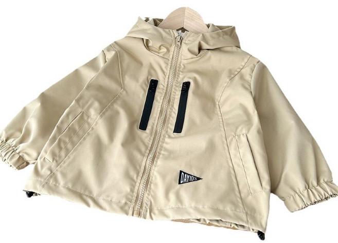 크리스탈하우스 남아 봄 가을 간절기 후드 바람막이 점퍼 CF002