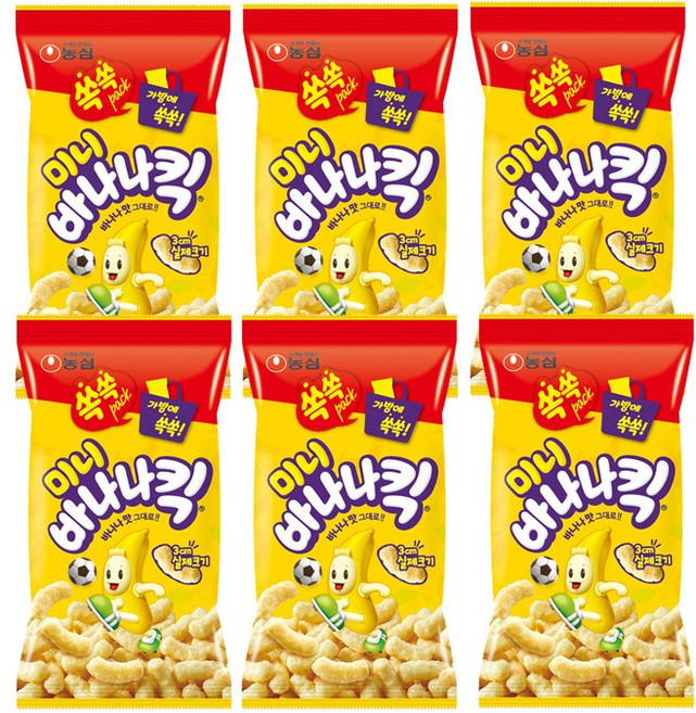 미니 바나나킥 50g x 6개
