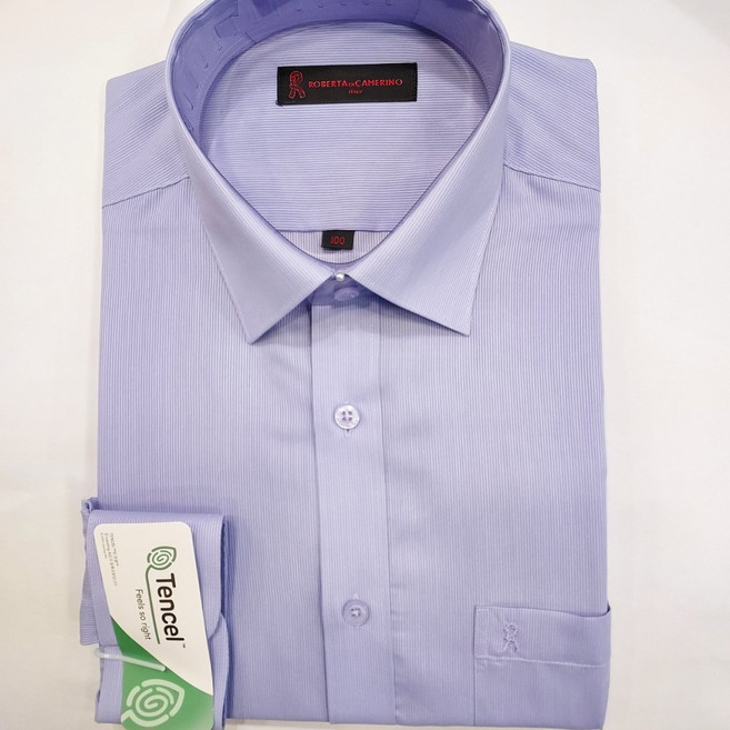 [로베르따] 뉴코아창원 아사여름인기상품# 깔끔하고 시원한 도비스트라이프 여름용일반핏 긴소매셔츠RA59024