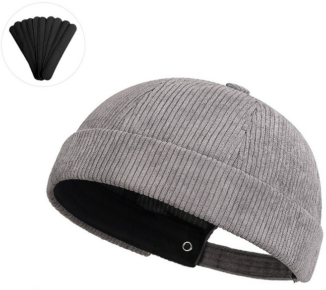 BELLEAURA 남여공용 심플 코듀로이 와치캡 레옹모자 캐주얼모자 패션모자 (모자오염방지패드 지급)