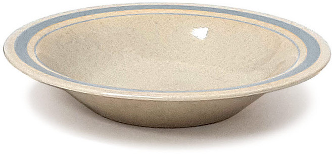 토탈하우스 카네수즈 노블 스프접시 9인치 지름 약 23.5cm 오트밀 도자기 쿠프 빈티지 레트로 쿠프접시 8784, 1개, 블루그레이