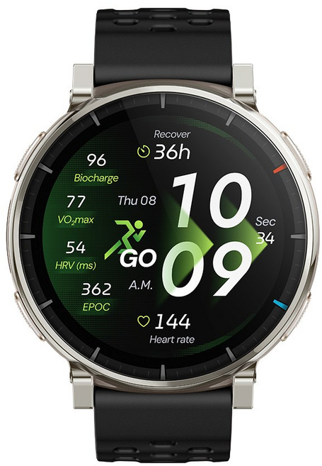 어메이즈핏 액티브3 프리미엄, GPS + 블루투스, 4.5cm, 에이펙스 실버