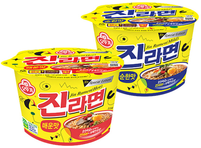 오뚜기 진라면 용기 큰컵 매운맛12개+순한맛12개 총24개, 24개