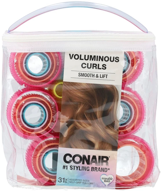 Conair 셀프 그립 롤러™ 풍성한 컬 연출용 31개입 CNR-61110 - 쿠팡