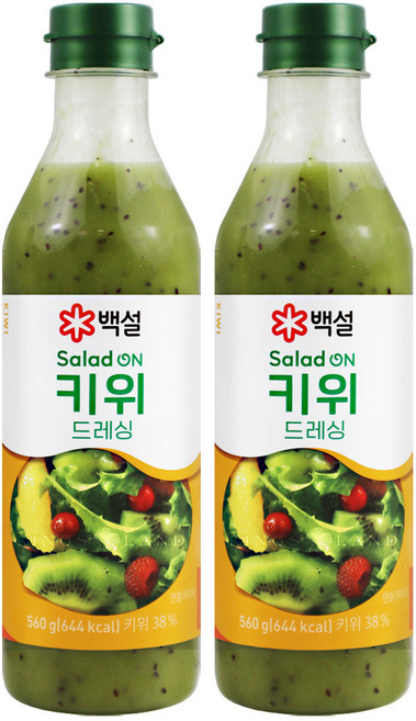(냉장)CJ제일제당 키위 샐러드소스560gX2개, 560g, 2개
