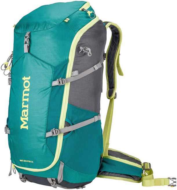 마모트 Marmot 여성용 Graviton 36 경량 하이킹 백팩 캠핑 여행 장비 용품, One Color_One Size, green