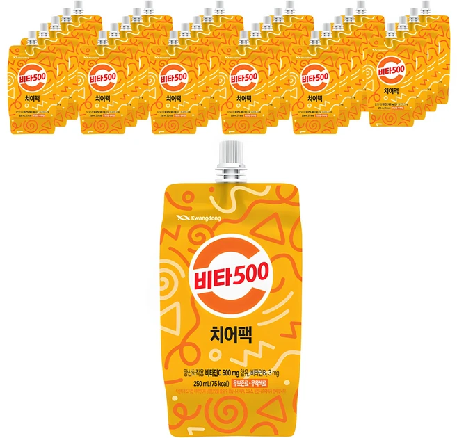 비타500 치어팩, 250ml, 30개 - 쿠팡