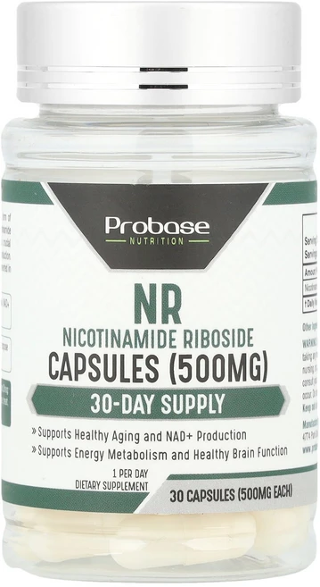 프로베이스 뉴트리션 Probase Nutrition NR 500mg 캡슐 30정122780원산지:기타, 1개, 30정 - 쿠팡