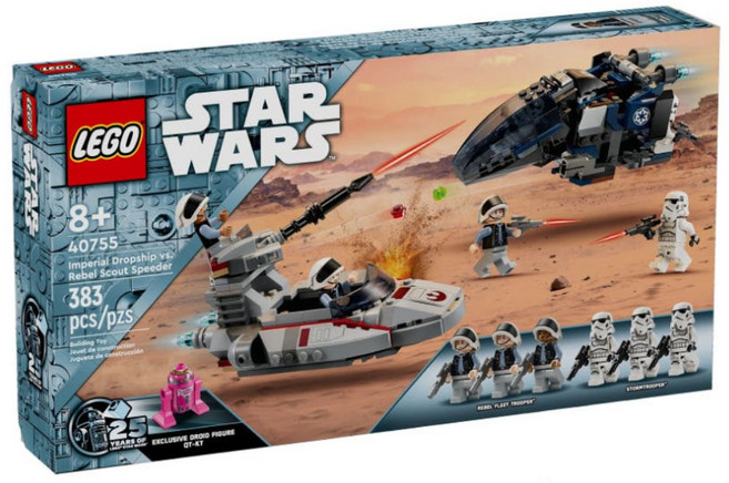 레고 40755 스타워즈 제국의 드롭쉽 대 반란군 스카우트 스피더, 1개