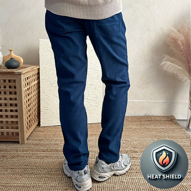 G2K 코듀로이 기모 본딩 슬랙스 남자 겨울 바지 오피스룩