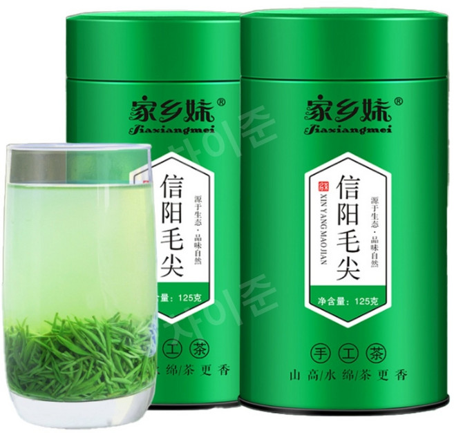 신양모첨 녹차 250g 명전 특급 새싹 농향형 춘차 2023년 신차, 1개입, 1개