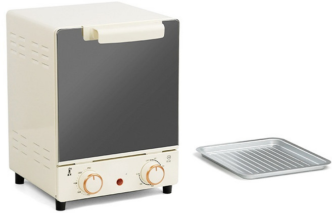 家用三層烤箱 60分鐘定時 70-250°C 15L 精緻容量, 23.5*31.5*24CM