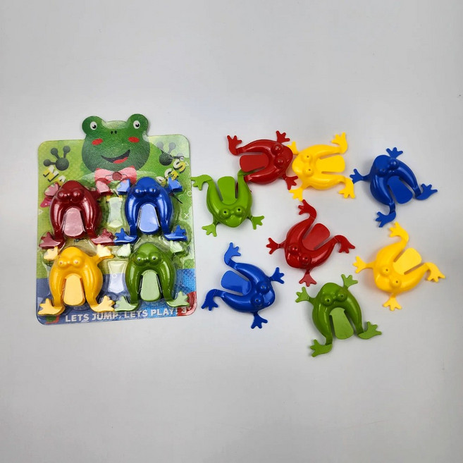 [무료배송/당일배송] 칼라 점프 개구리 게임 [엘리빅마켓], 25개