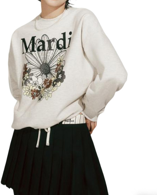 Mardi Mercredi 雛菊印花長袖上衣