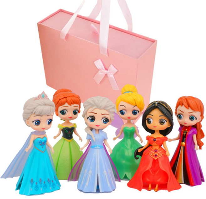 캐보트 왕눈이 공주 클립인형 24종, 1개, 클립인형2+선물박스, 12cm