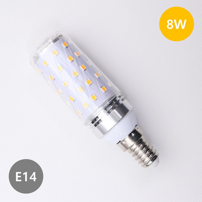 LONG e14 미니 콘램프 8W, 11개, 전구색