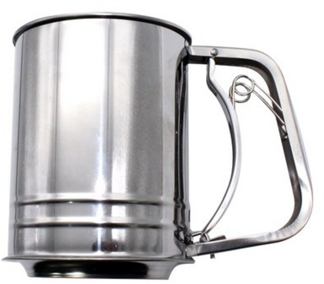 이홈베이킹 스텐 반자동 이중 밀가루체, 4개