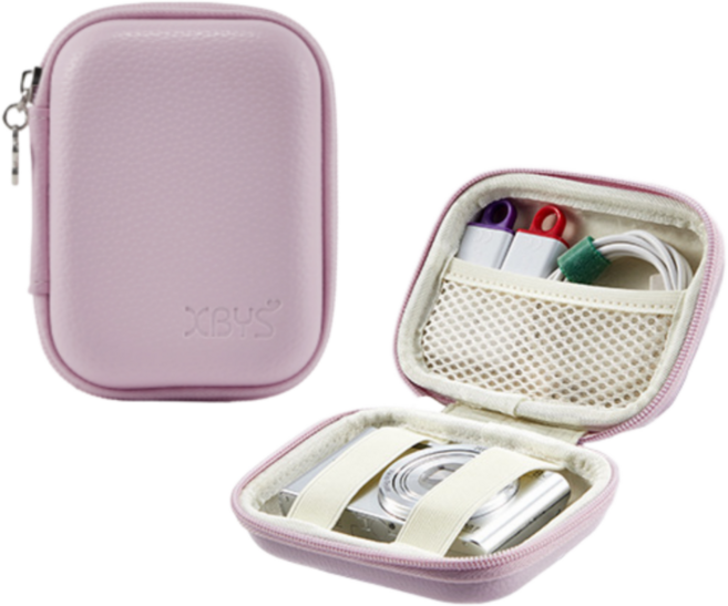 더심플러 디카 네모 컬러 케이스 / 미니 디지털카메라 전용 휴대용 가방 / 옛날 미러리스 컴팩트 사진기 파우치 / 콤팩트 똑딱이 카메라 보관 백, 1개, 디카 네모 케이스(바이올렛)