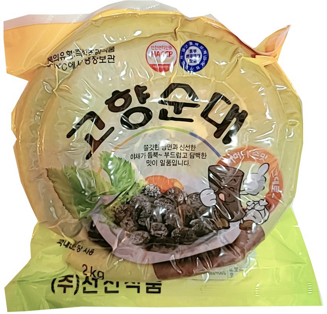 선진식품/ 고향순대2kg /씨앤푸드, 2kg, 1개