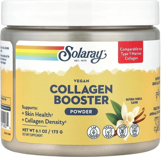 몸관리하세요 겨울입니다 Solaray 비건 콜라겐 부스터 분말 천연 바닐라 173g(6.1oz) 특별관리진행, Solaray비건콜라겐부스터분말천연바닐라173g61oz, 173g, 1개 - 쿠팡